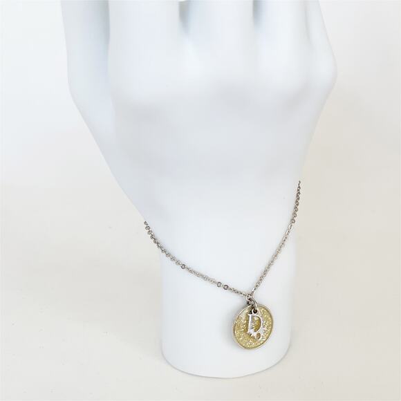 DIOR Metal Rhinestone Pendant and Classic Dior Logo Bracelet - Picture 3 of 13